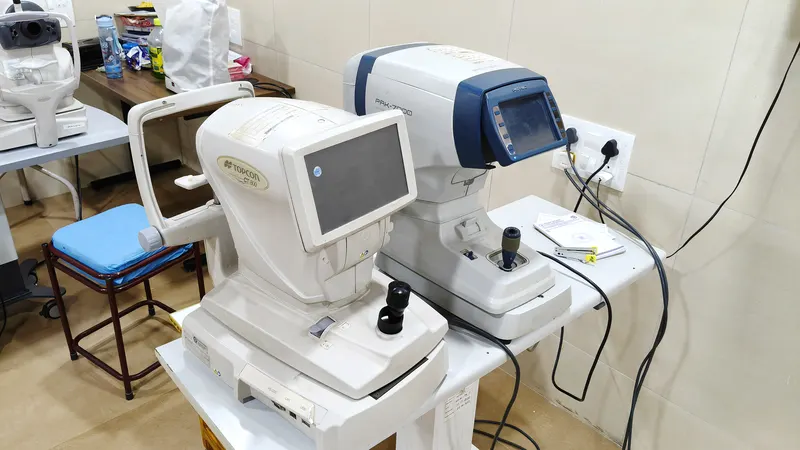 Ophthalmic diagnostic workstation in the examination room